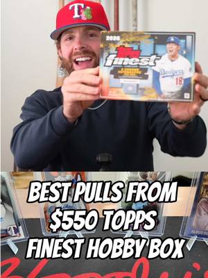 Make sure to go check this one out on YouTube. It is a BANGER #baseballcards #topps #MLB #baseball #toppsfinest 