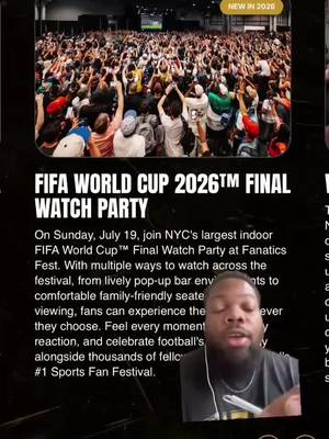 NYC's largest indoor watch party is coming to Fanatics Fest. Be there Sunday, July 19 to catch every moment with thousands of fans. Tickets available at the link in bio.