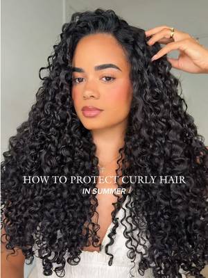 Protecting curly hair in summer ➰ I have been OUTSIDE all summer and these wash day products have been saving my life from dry hair. I’ve been using the @L’Oréal Professionnel metal detox line to keep my hair hydrated, shiny, and manageable even with all the sun, heat, and pool days. #scalpcare #curlyhair #healthyhair #healthyhair #naturalhair 
