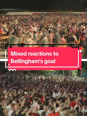 England's turn to celebrate after Jude Bellingham's equalizer. #FIFAWorldCup #fifaworldcup2026 