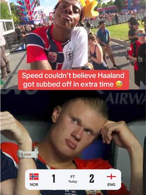 Norway’s World Cup run ends at the hands of England with Erling Haaland on the bench for the final 15 minutes of extra time 💔 (via @IShowSpeed) #speed #erlinghaaland #Soccer #football #worldcup