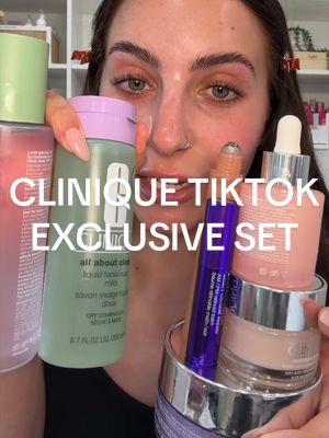 tiktok exclusive Clinique set is $64 off right now 🤯 $248 value!! Everything for a full skincare routine. Price may change so run!! @Clinique  #clinique #cliniqueskincare #affordableskincare #skincare #tiktokshopcreatorpicks 