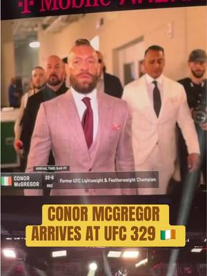 The Mac is in the building for his first UFC fight in 5 years 👀 #UFC #mma #mixedmartialarts #conormcgregor #maxholloway