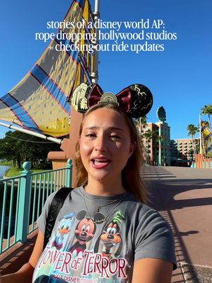 back at disney world! stay tuned for more vlogs + content <3  #disney #disneyvlog #hollywoodstudios #disneyworld 