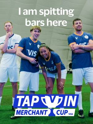 Chants on repeat 🔁  Part 3/5 @Visa UK  #VisaTapInMerchantCup #VisaCreator #FIFAWorldCup26 #WeAre26 #ad
