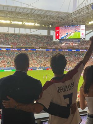 What a moment in miami, I'm so proud of the team reaching the Semi final of the World Cup and to celebrate with my family was so special... Thank you @England for giving our country these moments ❤️🤍 🏴󠁧󠁢󠁥󠁮󠁧󠁿