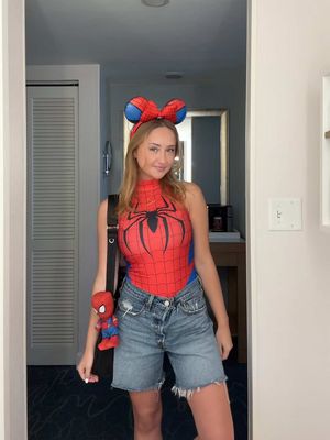 when you’re at disney world but it’s brand new day month!! 🕷️🏰 #spiderman #disney #disneybound #brandnewday #disneyworld 