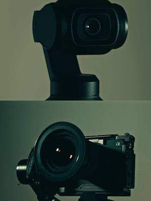 Pocket camera vs mirrorless.  Closer than I expected.  #DJIOsmoPocket4 #DJI