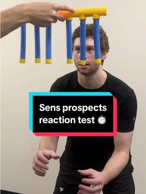 gotta hand it to them, the kids have quick reflexes…mostly ⏱️ #NHL #sens #reaction  #challenge 