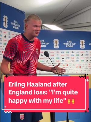 Erling Haaland shared his uplifting perspective on life after the #FIFAWorldCup, saying Norway is "building on something" 🇳🇴 (via emvn.mvriv/IG)