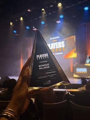 Very honored to have received @The PlayersTV Beyond the Game Wellness Honor. We had a time!