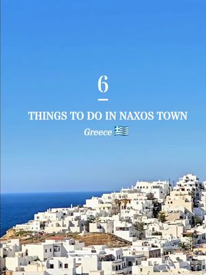 ✨ 6 THINGS TO DO IN NAXOS TOWN, GREECE 🇬🇷 🏛️ Naxos Old Town (Chora) - wander the maze of whitewashed alleys and Venetian lanes 🍸 520 Cocktail Bar Restaurant - great spot for sundowners 🌅 Temple of Apollo (Portara) - our top tip: come in late afternoon and stay for sunset here, it's unforgettable ☕ Avaton 1739 Coffee & Wine Roof - rooftop coffee by day, wine by night 🌿 The Naxos Apothecary - organic toiletries plus a lovely terrace restaurant ⚓ Naxos Marina - watch the boats come and go 👟 Tip: wear flat shoes - the Old Town has a lot of cobblestones Save this for your Naxos trip 📍 Follow @luxurycolumnist for more travel tips ✈️ #Naxos #Greece #GreekIslands  Naxos Town | Naxos Old Town | Portara sunset | Greek islands | things to do in Naxos