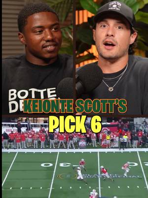 Reliving Keionte Scott’s Pick-6 in the Cotton Bowl 🍿  #miamihurricanes #ohiostate #ohiostatefootball #collegefootballplayoff #collegefootball25 