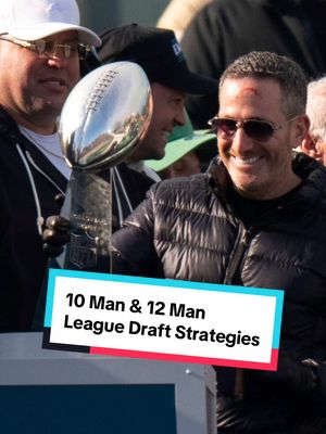 Drafting in 10 Mans vs 12 Mans | #fantasyfootball #fantasyfootballdraft #runningback #tightend #draftstrategy 