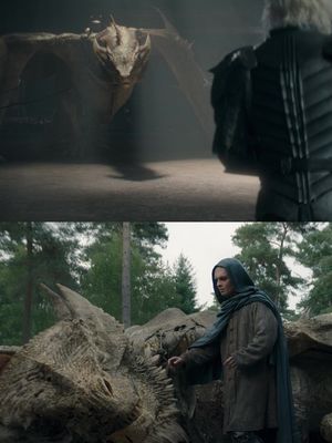 A dragon and its rider. #HOTD #HouseOfTheDragon #AegonTargaryen #TomGlynnCarney #Sunfyre