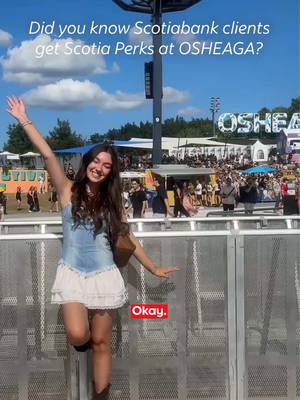 POV: Your bank account comes with festival perks. 🎶✨ Did you know Scotiabank clients at OSHEAGA get access to Scotia Perks on-site? From express entry through the Scotiabank Client Entrance to the Scotia Perks Lounge and more, it's such a fun way to level up your festival experience. 👀 #Osheaga #ScotiaPerks #FestivalTips #MontrealFestival #ScotiaTok