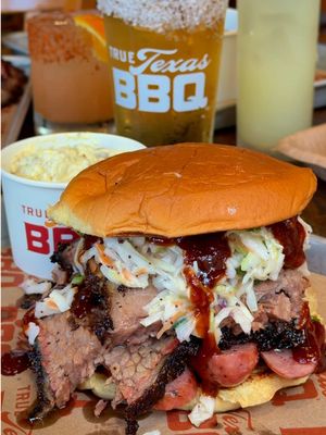 🔥 Texas BBQ without the long wait? Yes, please! If you’re craving authentic, pit smoked Texas barbecue, @truetexasbbq is worth a stop. Their brisket, ribs, pulled pork, turkey, sausage, and homemade sides are slow smoked by dedicated pitmasters at EVERY location!  Yes, they have a certified Pitmaster at every True Texas BBQ!  They use traditional Central Texas BBQ methods, giving you authentic, smoky Texas flavor without the typical wait. 🤠🍖 Whether you’re grabbing lunch, feeding the family, or picking up dinner while you’re out, True Texas BBQ makes it easy to enjoy quality barbecue at an affordable price. With multiple locations across San Antonio, great BBQ is always close by!   Don’t skip the loaded spuds, fatty brisket, loaded cornbread, mac & cheese, fried okra, brisket beans, or banana pudding! 😍 #TrueTexasBBQ #TrueTexasBBQPartner #ad #satx #sanantoniotx 