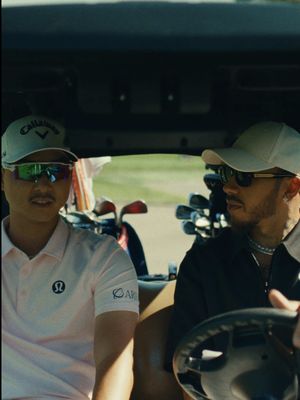 On the course. Off script. @Lewis Hamilton × @Min Woo Lee had a few questions… 👀 The full video is now live on YouTube—🔗 in bio. 