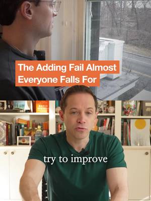 Psychological research calls it subtractive neglect: when people try to improve their lives, they almost never think to remove something, even when subtraction is the most effective solution. So the next time you set goals, instead of adding more to your list, make everything you're already committed to visible first, then decide what to take away.