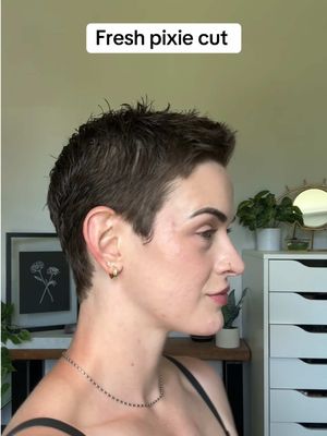 Nothing better than a fresh haircut #shorthair #pixiecut #shorthairgirl #shorthairstyles 