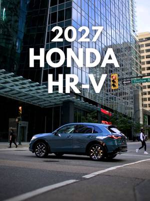 Life in the city moves fast, and the 2027 Honda HR-V keeps up with whatever the day turns into. Whether you're running errands, meeting friends, or heading across town, features like heated front seats, available AWD, Wireless Apple CarPlay® and Android Auto™, 60/40 split fold-down rear seats, and a Multi-Angle Rearview Camera make every drive that much easier. Built for city life, wherever the day takes you. #ad #HRV #HondaHRV
