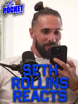 When your pool wrestling video gets the attention of Seth Rollins 😂 #WWE #SethRollins #RG3 #Wrestling #OuttaPocket
