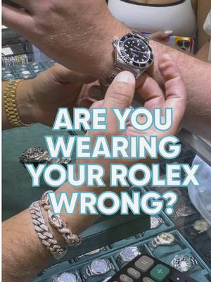 Are you wearing your Rolex wrong? #nyc #negotiation #diamonddistrict 
