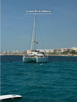 🌸🌴Mallorca looks better from a catamaran.🇪🇸⚓️ Had the best day exploring Cueva Verde and Cala Vella with a full BBQ and snorkeling stops included. We booked this awesome day out via @GetYourGuide  Want to book this? Comment BOAT and I'll send you the details, or check the link in my bio to book this activit #GetYourGuidePartner #mallorca #palmademallorca #majorca #slowtravel