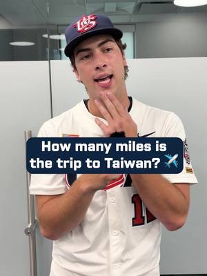 How many miles was the Collegiate National Team's trip to Taiwan? ✈️ Our guys take their best guess... 🤔