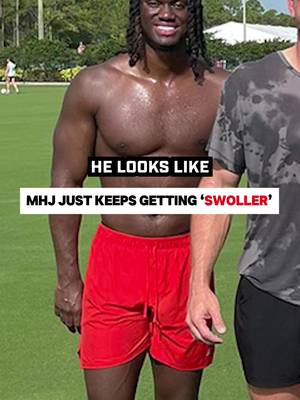 Marvin Harrison Jr keeps getting SWOLLER 🤣👀