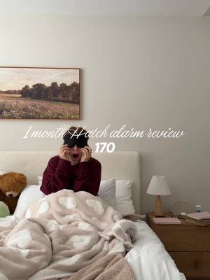 if you have a hatch lmk your thoughts bc it’s like…i like it on the days I need it but $170 for an alarm clock is objectively…a lot 😅 #hatchalarmclock 