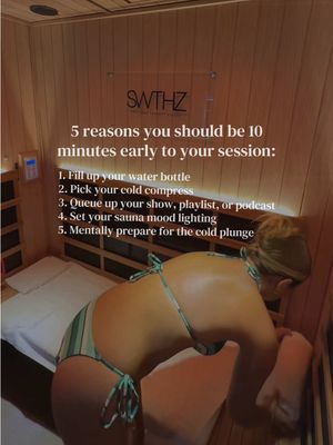 Making all 60 minutes count 👏 #sweathouz #contrasttherapy #sauna #coldplunge #health 
