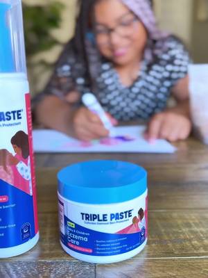 #TriplePastePartner I honestly didn't expect to be learning about eczema when my daughter was almost 10, but parenting has a way of reminding you that you're always learning. I'm grateful to have found products that fit into our everyday routine and help us care for her skin through both flare-ups and the days in between. 🤍 Thank you, @Triple Paste, for helping us navigate this new chapter. If you're navigating eczema-prone skin too, you can find Triple Paste Eczema Care at Walmart in-store and online. Does anyone else remember Triple Paste from the diaper rash cream days? 🤍 #TriplePaste #TriplePasteEczemaCare