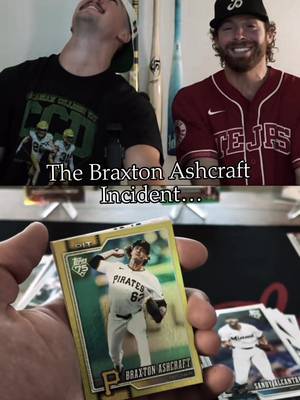 Please accept our apology @bashcraft2 #baseballcards #topps #MLB #pirates #braxtonashcraft 