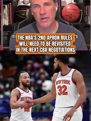 Alan Hahn says the NBA's 2nd apron rules will need to be revisited in the next CBA negotiations: "It doesn't make sense. This is a hard cap. That's what it is. They're claiming it's not, but it really is because it's not just the money anymore. It's also what it does to your roster and assets. I draft well, the player has done everything right. But because now he's worth x, that X is X times three as I build the championship team that penalizes me. My own draft picks should not be counted under the second apron rules."