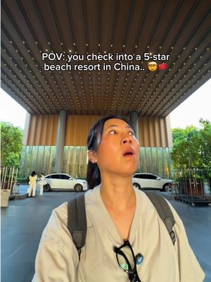Would you stay here for $375usd a night? 🤯🌴🇨🇳 📍 EDITION Sanya, Hainan, China This was, hands down, one of the top 5 most luxurious and incredible resorts we’ve ever stayed in. It felt like we were at an art museum, tropical island beach resort, kid-friendly paradise and food heaven, all at once.  Do us a favour and make Hainan your next island holiday. It’s honestly blown us away and it’s easily one of the best trips we’ve had this year 💯 #pov #china #sanya #china🇨🇳 #asia 