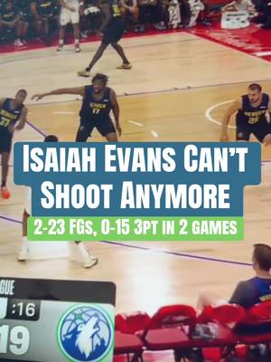 Can Isaiah Evans turn it around? #isaiahevans #wham #minnesotatimberwolves #nbasummerleague #anthonyedwards 
