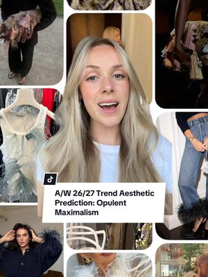 It’s time for my A/W 26/27 fashion aesthetic predictions - Opulent Maximalism - what are your thoughts?? #fashiontrends #trendpredictions #autumnstyle #shoppingguide #fyp 