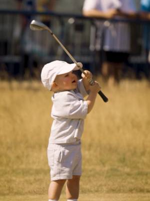 Sami Välimäki's got a new caddie on the bag.  #TheOpen