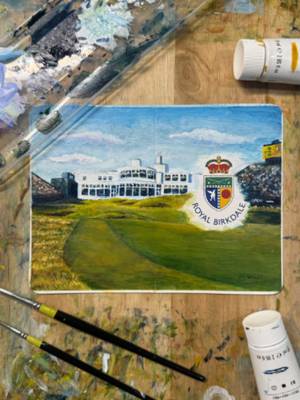 From blank scorecard to finished masterpiece. #TheOpen