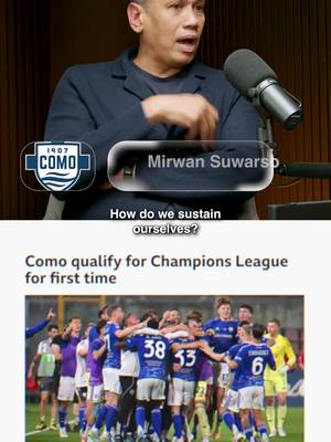 @comofootball1907 have gone from bankruptcy to the Champions League in 9 years. There aren’t many better headlines than that.   Of course the next question is how have they done it?   From Cesc Fabregas’s managerial excellence to building a club that is about more than football in one of the world’s most sought after locations, President Mirwan Suwarso gives us an insight unlike any we have had from a football executive.   There are a few eye opening takes on transfer strategies and UEFA dealings that will keep you guessing.   Como is a proper business years ahead of the competition.   We are thrilled to have Mirwan Suwarso President of Como 1907 on Bizofsport!   #como1907 #football #championsleague