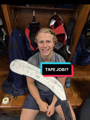 Insane tape job yes or no? #NHL #hockey #tapejob #sportstiktok #alfonsfreij 