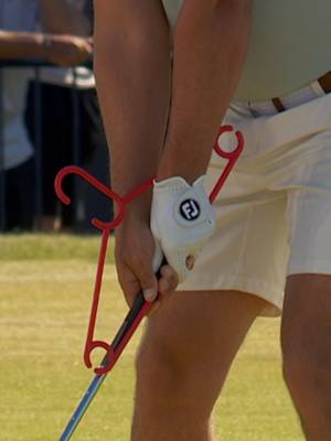 1. 2. 3 types of hanger. Wyndham Clark in his latest range session at Royal Birkdale. Watch Live at the Range on The R&A YouTube. @hsbc_sport | #LiveattheRange