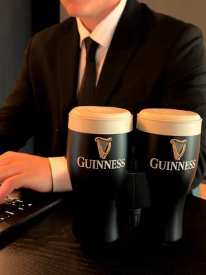 Not saying you should bring binoculars everywhere. Just anywhere that might have the game on. #guinness #gameday #Soccer