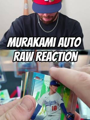 Might be one of the best cards we will ever pull.  #baseballcards #topps #MLB #murakami 