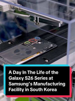 Many robots helped in the assembling of these phones. 🤖  If you’re curious how your Galaxy S26 or Galaxy S26 Ultra is made, CNET Senior Tech Reporter Abrar Al-Heeti got a sneak peek inside Samsung’s manufacturing facility in South Korea. Here’s how parts are turned into phones. 📲✨#samsung #galaxys26ultra #galaxys26 #samsunggalaxy #allaccess  🎥: Samsung