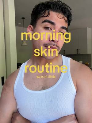 Morning skincare routine with @e.l.f. Cosmetics 🧘🏽‍♂️ A morning serum and toner have been a must in my routine! What are some of your morning skin musts? #elfPartner #elfSKIN