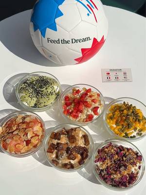 Have you tried our summertime soccer Creations at Chobani Café® yet? This Sunday is your last chance to try all six Creations bowls and score your own Feed the Dream soccer ball ⚽   Terms: No cash value. While supplies last. Lost or stolen cards will not be replaced. Limit one punch per qualifying purchase. Ends 7/19/2026.