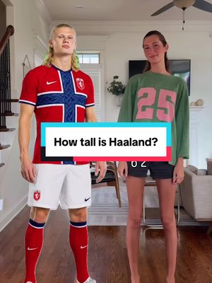 How tall is Erling Haaland? #tall #fifa 