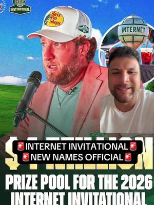BREAKING: More new names for Internet Invitational @The Internet Invitational  Follow for more  #tiktok #fyp #golf #news #barstool 